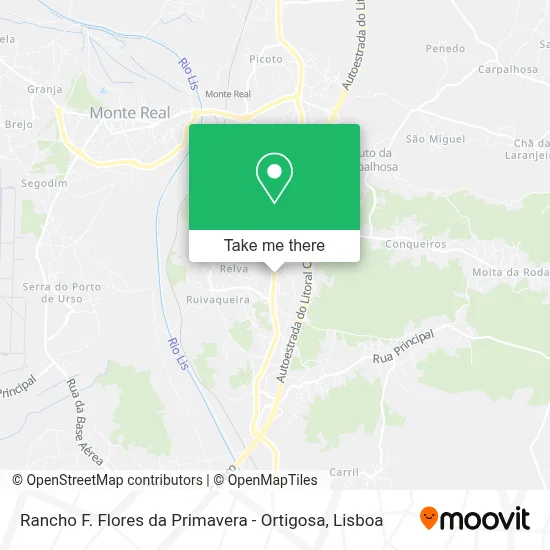 Rancho F. Flores da Primavera - Ortigosa mapa