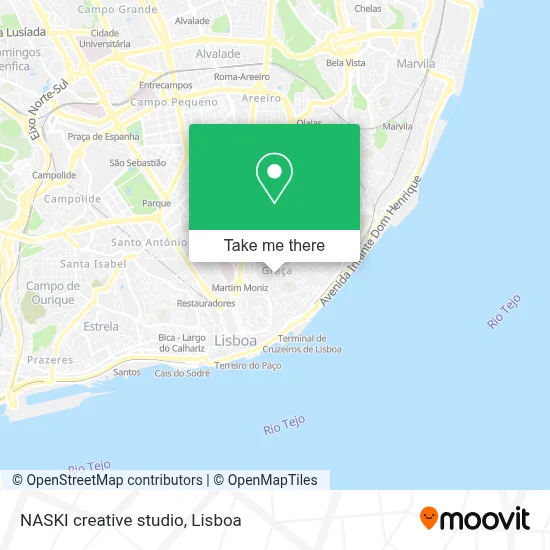 NASKI creative studio map