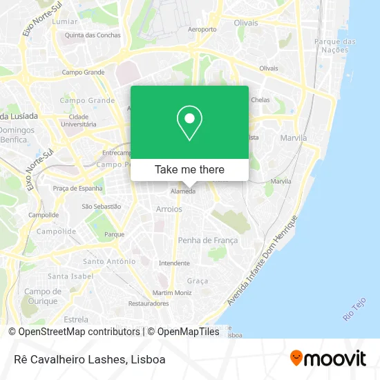 Rê Cavalheiro Lashes map