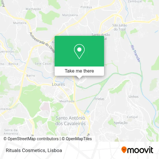 Rituals Cosmetics mapa