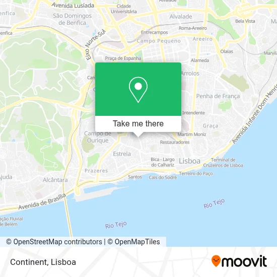 Continente map
