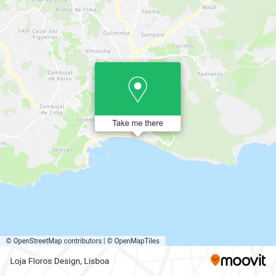 Loja Floros Design map
