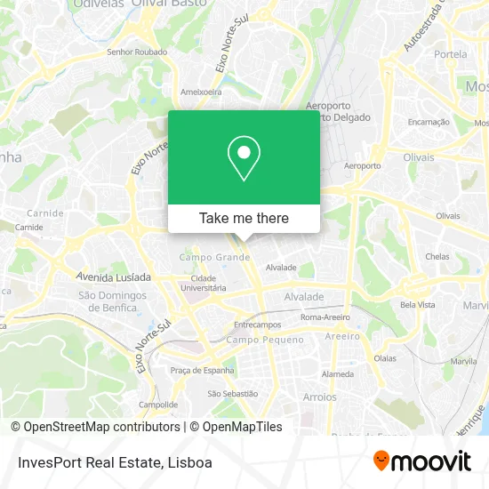 InvesPort Real Estate map