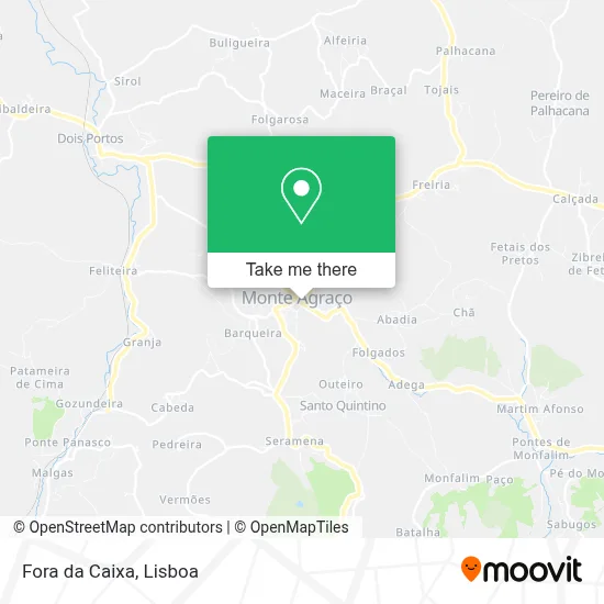 Fora da Caixa map