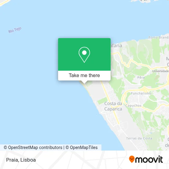 Praia map