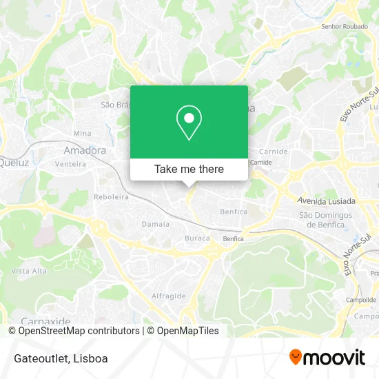 Gateoutlet map