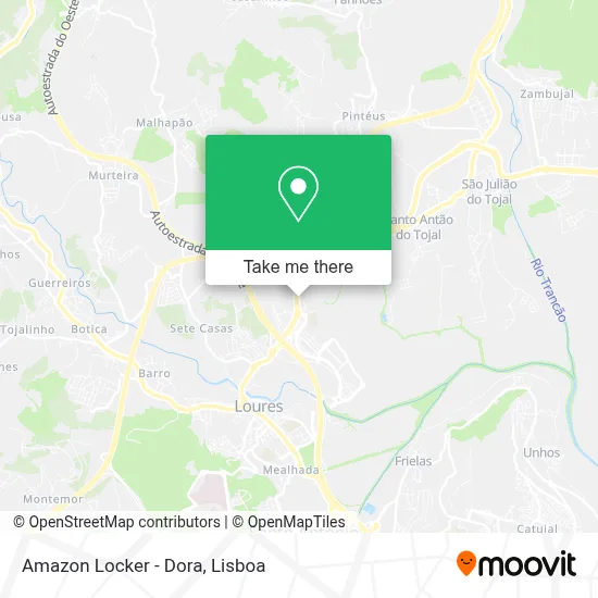 Amazon Locker - Dora map