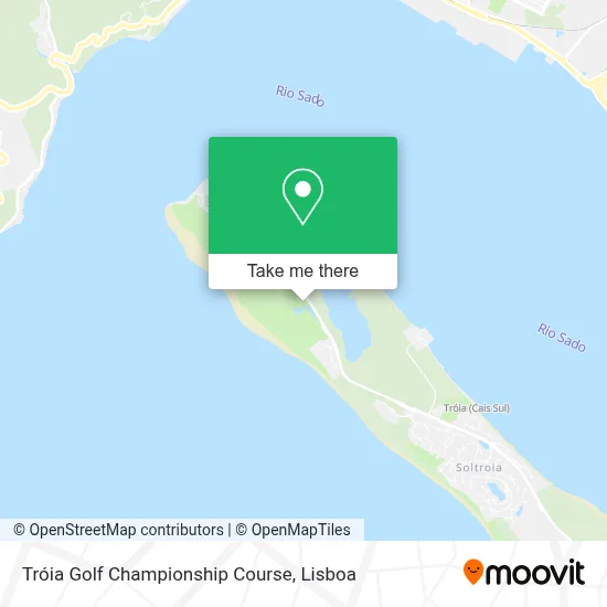 Tróia Golf Championship Course map