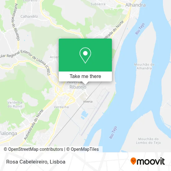 Rosa Cabeleireiro mapa