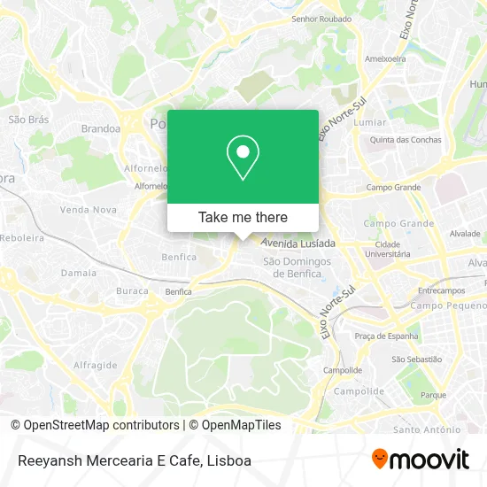 Reeyansh Mercearia E Cafe mapa