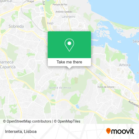 Interseta map