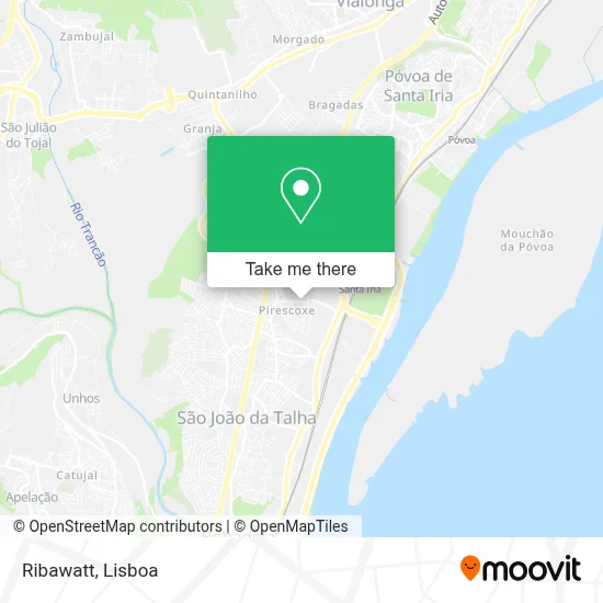 Ribawatt mapa