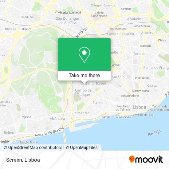Screen map