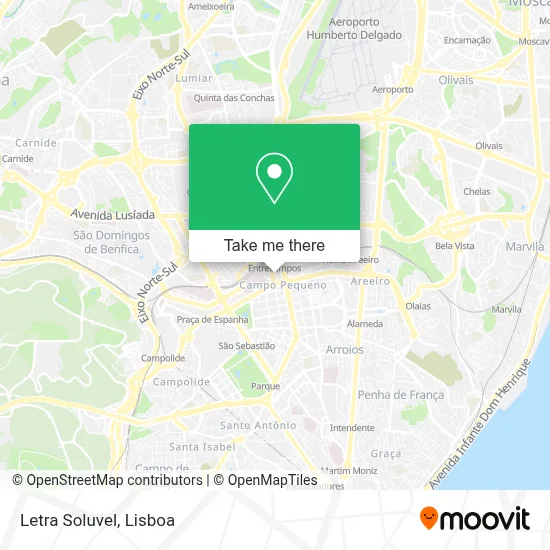 Letra Soluvel map