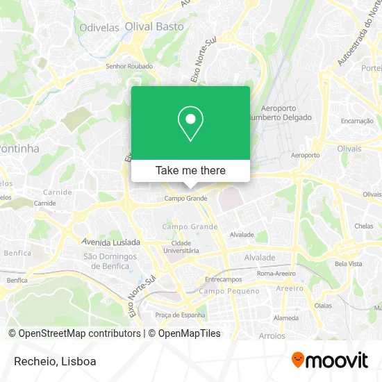 Recheio map