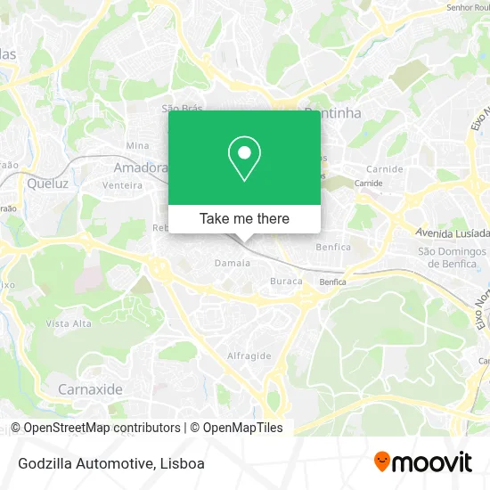 Godzilla Automotive map