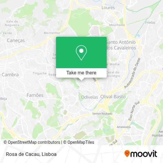 Rosa de Cacau map