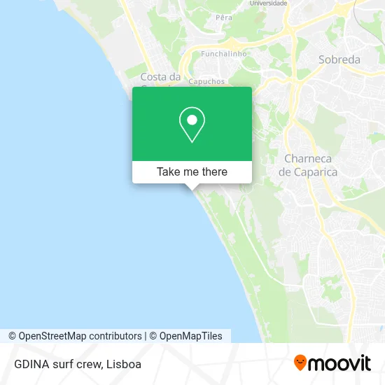 GDINA surf crew map
