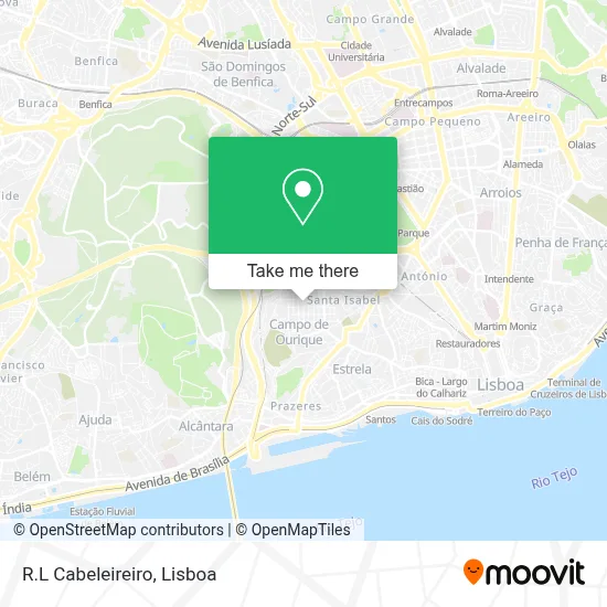 R.L Cabeleireiro mapa