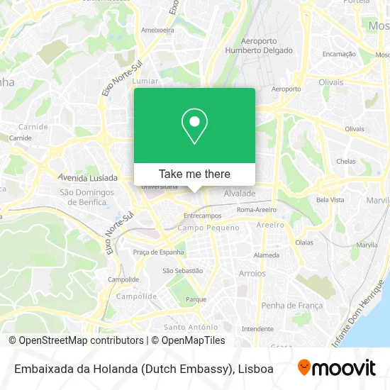 Embaixada da Holanda (Dutch Embassy) map