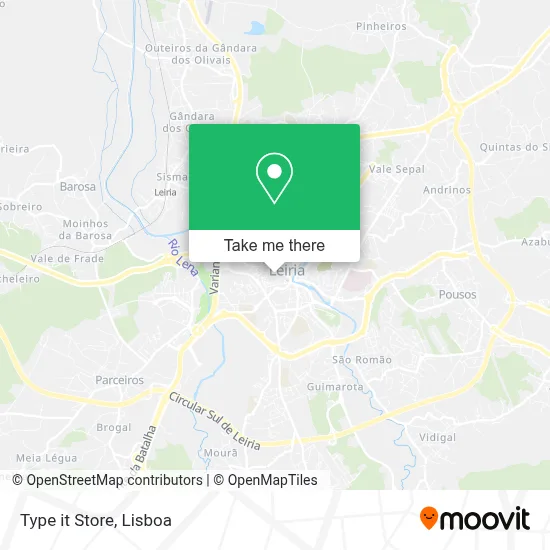 Type it Store map