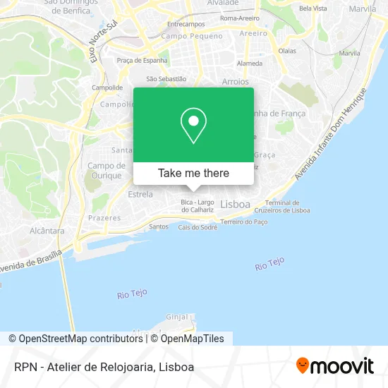 RPN - Atelier de Relojoaria mapa