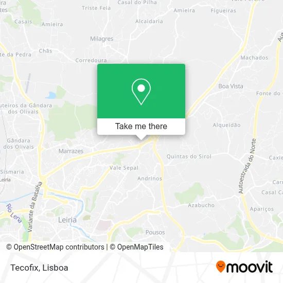 Tecofix map