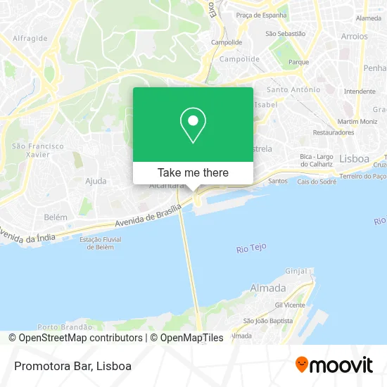 Promotora Bar map