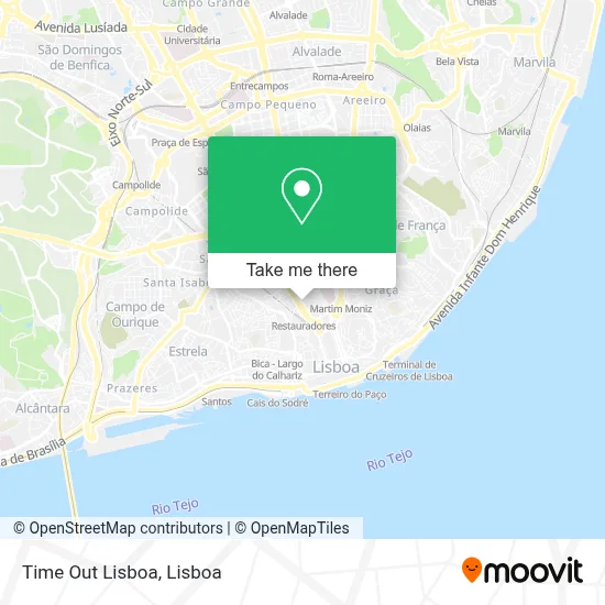 Time Out Lisboa map