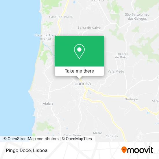Pingo Doce map