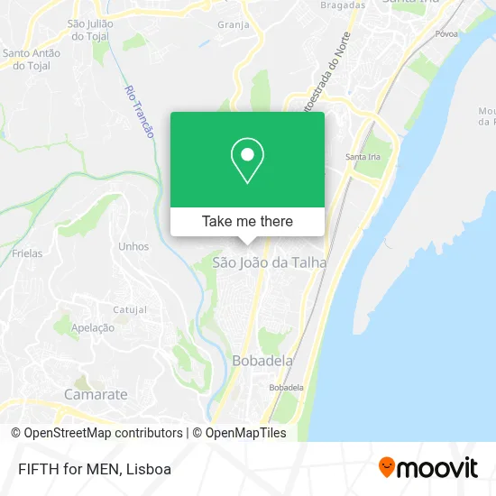 FIFTH for MEN map