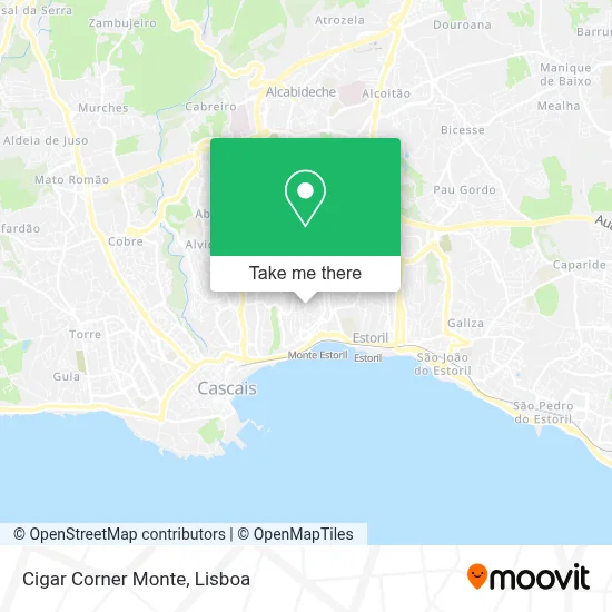 Cigar Corner Monte map