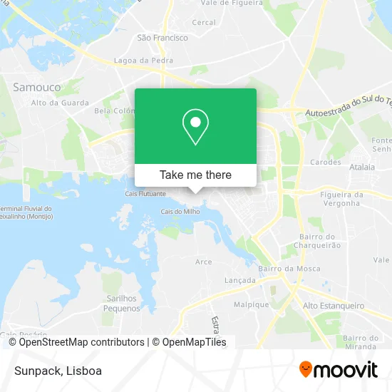 Sunpack map