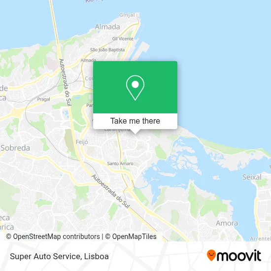 Super Auto Service map