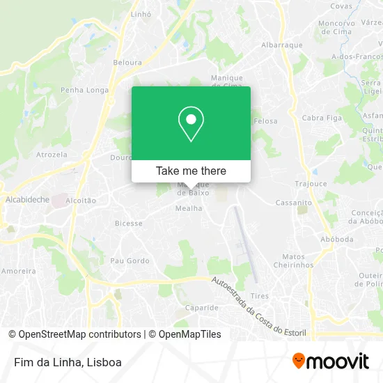 Fim da Linha map