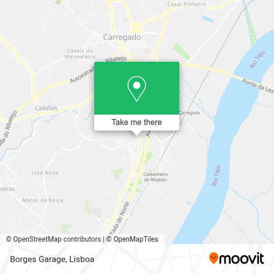Borges Garage map
