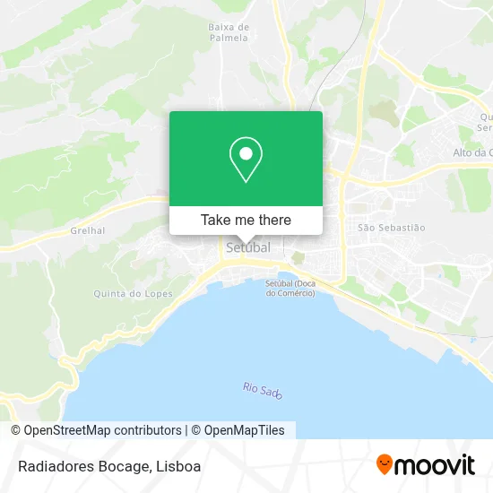 Radiadores Bocage mapa