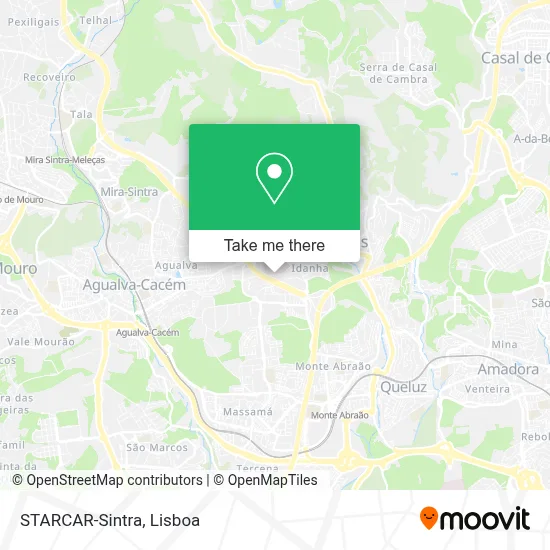 STARCAR-Sintra map