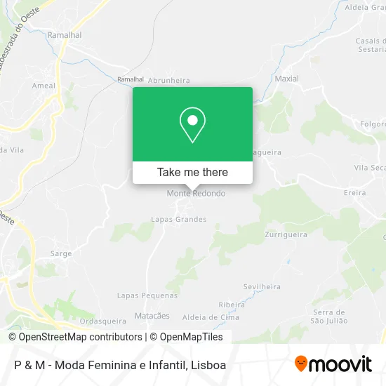 P & M - Moda Feminina e Infantil map