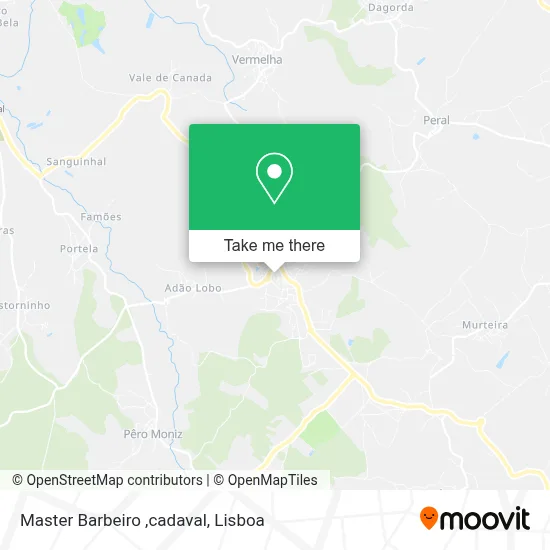 Master  Barbeiro ,cadaval map