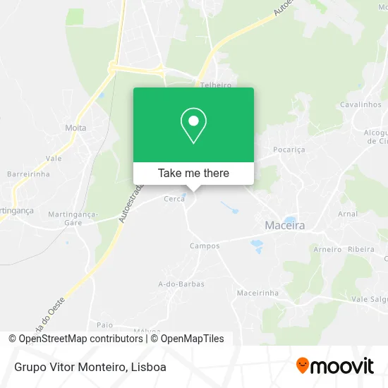 Grupo Vitor Monteiro map