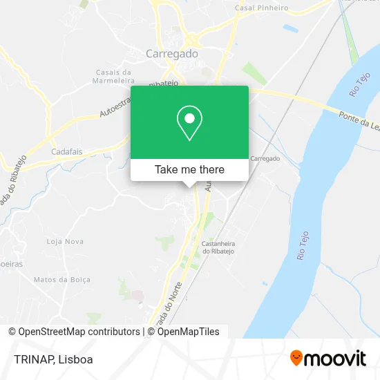 TRINAP mapa