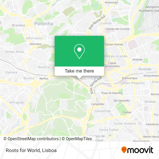Roots for World mapa