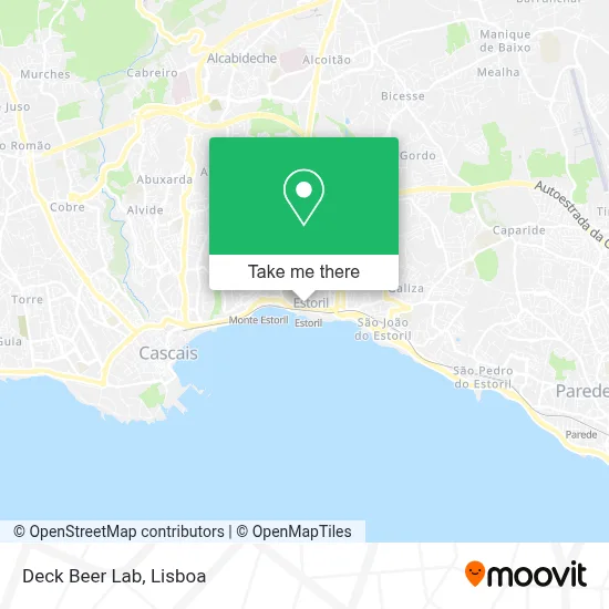 Deck Beer Lab map