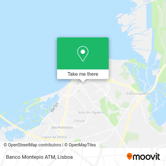 Banco Montepio ATM map