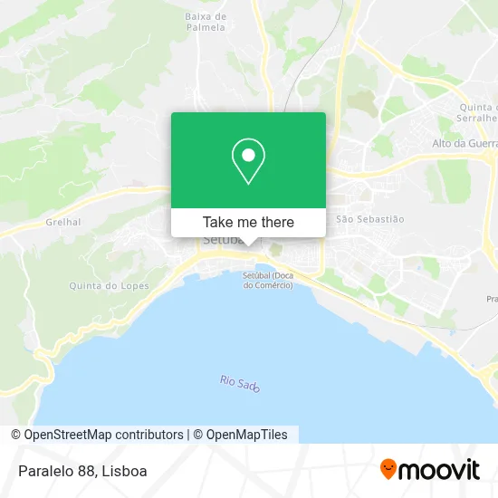 Paralelo 88 map