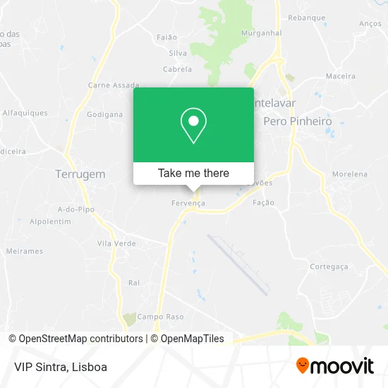 VIP Sintra map