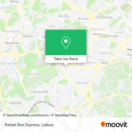 Rafael Box Express mapa