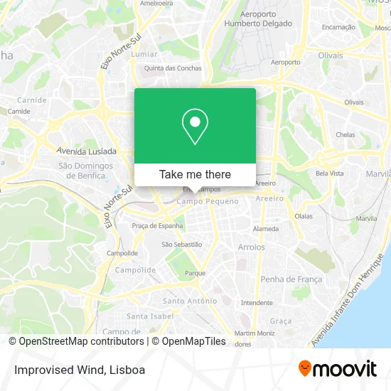 Improvised Wind map