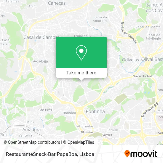 RestauranteSnack-Bar PapaBoa map